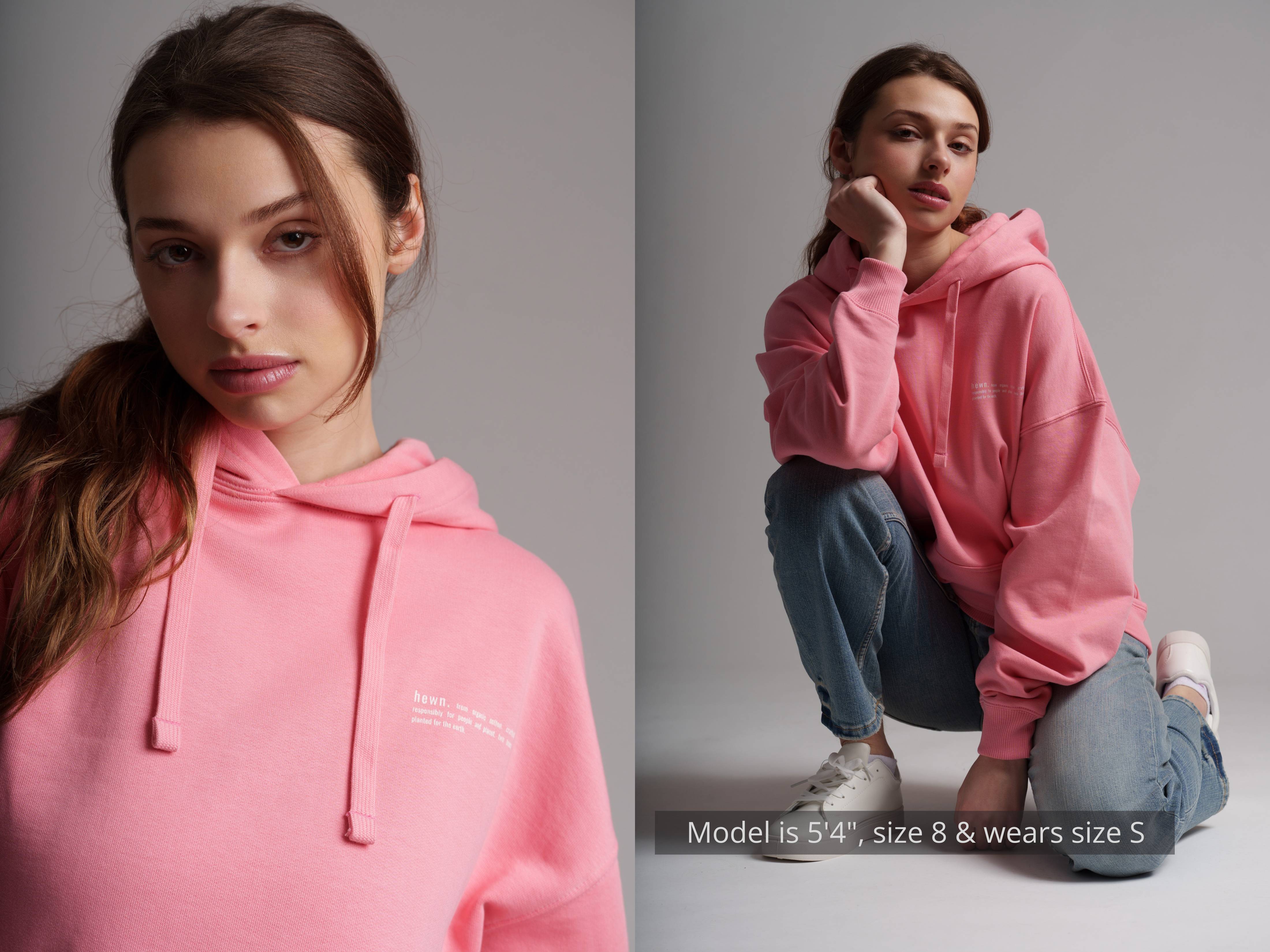 Womens Oversized Signature Hoodie in Organic Cotton