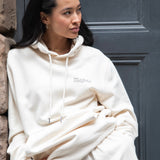 Womens Organic Cotton Relaxed-fit Hoodie in Natural Cotton