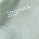 Womens Organic Cotton Relaxed-fit Sweatshirt in Aloe Green