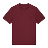 Mens Classic-fit Organic Cotton T-shirt in Berry Red