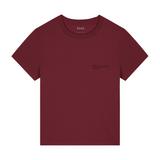 Womens Classic-fit Organic Cotton T-shirt in Berry Red