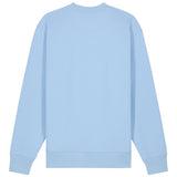 Mens Organic Cotton Relaxed-fit Sweatshirt in Sky Blue