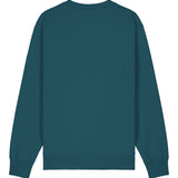 Womens Organic Cotton Relaxed-fit Sweatshirt in Ocean Blue