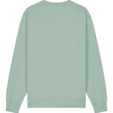Mens Organic Cotton Relaxed-fit Sweatshirt in Aloe Green