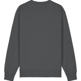 Mens Organic Cotton Relaxed-fit Sweatshirt in Anthracite