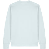 Mens Organic Cotton Relaxed-fit Sweatshirt in Blue Ice