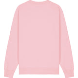 Womens Organic Cotton Relaxed-fit Sweatshirt in Cherry Blossom Pink