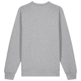 Womens Organic Cotton Relaxed-fit Sweatshirt in Rock Grey Marl