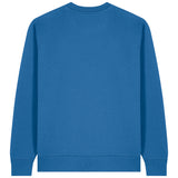 Womens Organic Cotton Relaxed-fit Sweatshirt in Morpho Blue