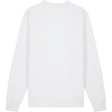 Mens Organic Cotton Relaxed-fit Sweatshirt in Snow White