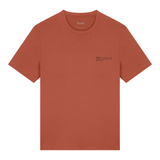 Mens Classic-fit Organic Cotton T-shirt in Clay Brown