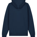 Mens Organic Cotton Relaxed-fit Hoodie in Midnight Navy
