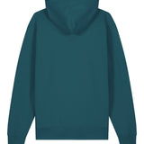 Mens Organic Cotton Relaxed-fit Hoodie in Ocean Blue