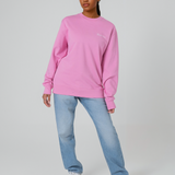 Womens Organic Cotton Midweight Sweatshirt in Blue Ice