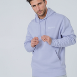 Mens Organic Cotton Relaxed-fit Hoodie in Lavender