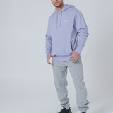 Mens Organic Cotton Relaxed-fit Hoodie in Lavender