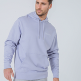 Mens Organic Cotton Relaxed-fit Hoodie in Lavender