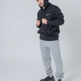 Mens Organic Cotton Midweight Hoodie in Anthracite