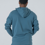 Mens Organic Cotton Midweight Zip Hoodie in Natural Cotton