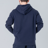 Mens Organic Cotton Midweight Zip Hoodie in Rock Grey Marl