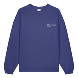 Womens Organic Cotton Signature Oversized Sweatshirt in Dusk Purple