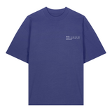 Womens Organic Cotton Signature Oversized T-shirt in Dusk Purple