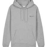 Womens Organic Cotton Relaxed-fit Hoodie in Rock Grey Marl