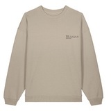 Womens Organic Cotton Signature Oversized Sweatshirt in Limestone Grey