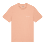 Mens Classic-fit Organic Cotton T-shirt in Peach Orange