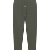 Mens Organic Cotton Relaxed-fit Joggers in Pine Green Khaki