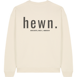 Mens Organic Cotton Signature Oversized Sweatshirt in Natural Cotton