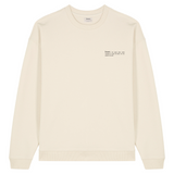 Mens Organic Cotton Signature Oversized Sweatshirt in Natural Cotton