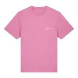 Mens Organic Cotton Relaxed-Fit T-shirt in Azalea Pink