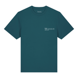 Mens Organic Cotton Relaxed-Fit T-shirt in Ocean Blue