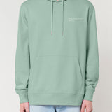 Mens Organic Cotton Relaxed-fit Hoodie in Aloe Green
