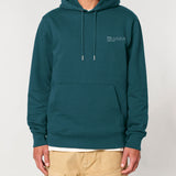 Mens Organic Cotton Relaxed-fit Hoodie in Ocean Blue