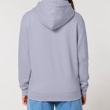 Womens Organic Cotton Relaxed-fit Hoodie in Lavender