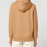Womens Organic Cotton Relaxed-fit Hoodie in Sand