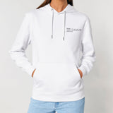 Womens Organic Cotton Relaxed-fit Hoodie in Snow White