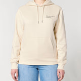 Womens Organic Cotton Relaxed-fit Hoodie in Natural Cotton