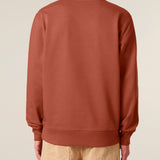 Mens Organic Cotton Relaxed-fit Sweatshirt in Clay Brown