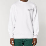 Mens Organic Cotton Relaxed-fit Sweatshirt in Snow White