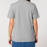 Womens Organic Cotton Relaxed-Fit T-shirt in Rock Grey Marl