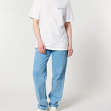 Womens Organic Cotton Relaxed-Fit T-shirt in Snow White
