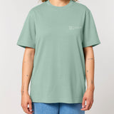 Womens Organic Cotton Relaxed-Fit T-shirt in Aloe Green