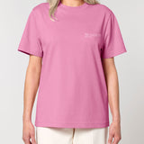 Womens Organic Cotton Relaxed-Fit T-shirt in Azalea Pink