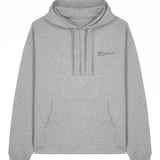 Mens Organic Cotton Signature Oversized Hoodie in Rock Grey Marl