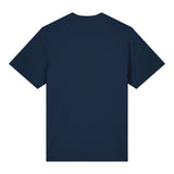 Womens Organic Cotton Relaxed-Fit T-shirt in Midnight Navy Blue