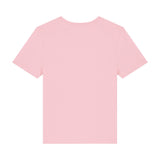 Womens Organic Cotton Fitted T-shirt in Cherry Blossom Pink