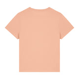 Womens Classic-fit Organic Cotton T-shirt in Peach Orange
